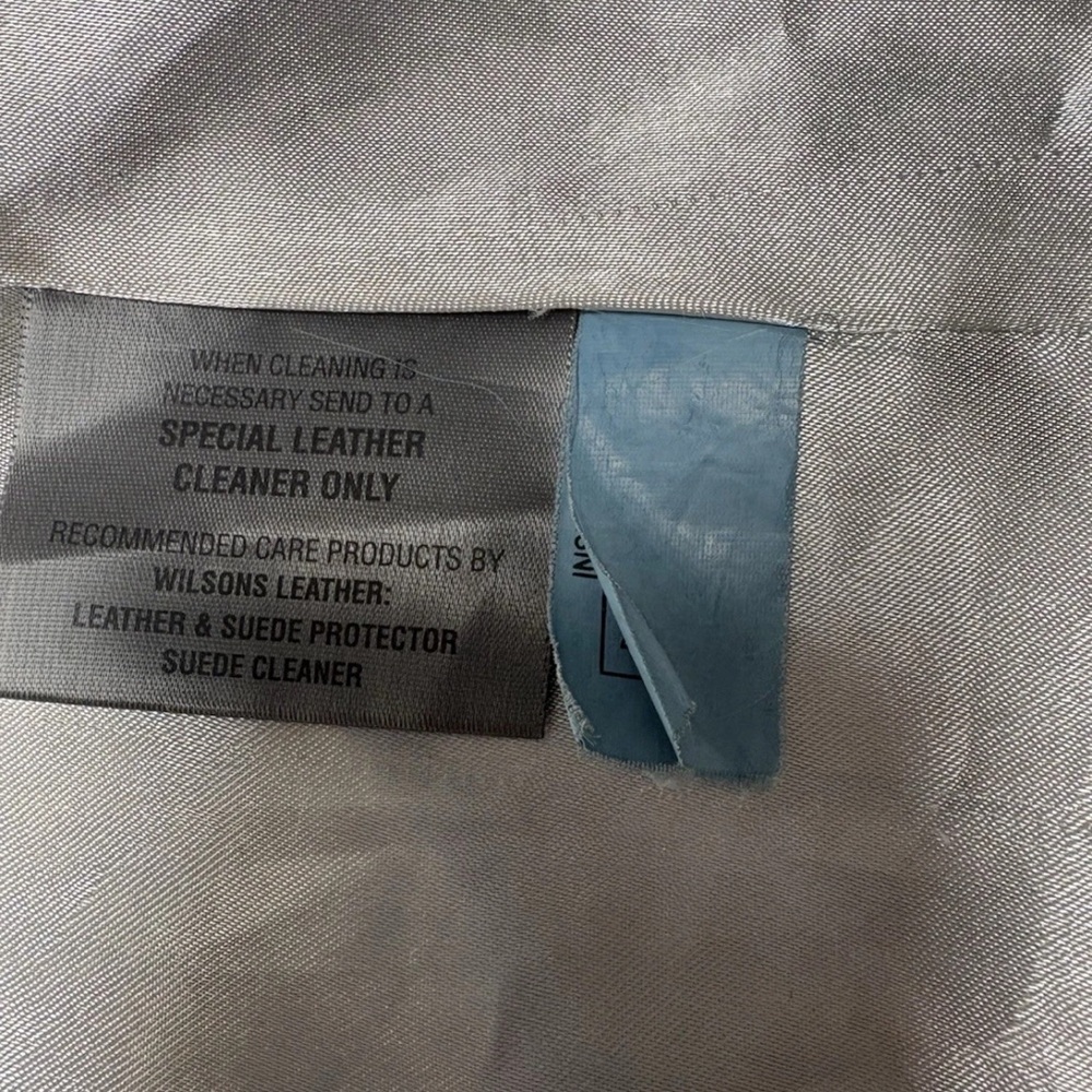 Wilsons Leather Black Trench Coat Y2K - Picture 5 of 12